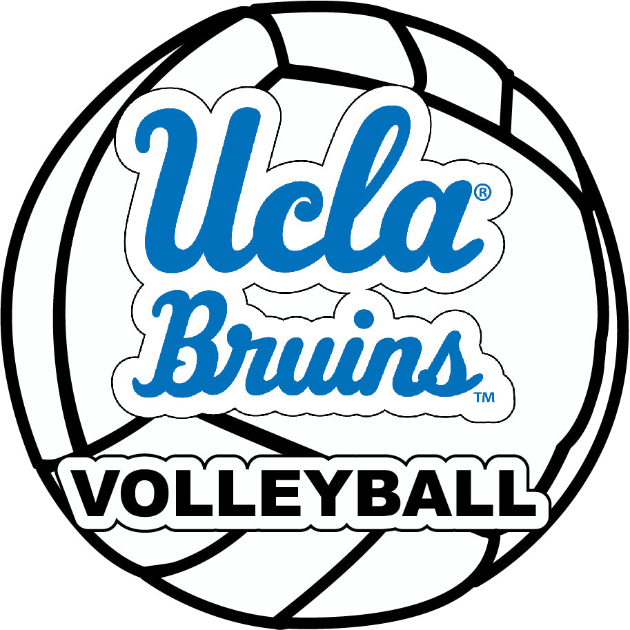 UCLA Bruins 4-Inch Round Volleyball Vinyl Decal Sticker