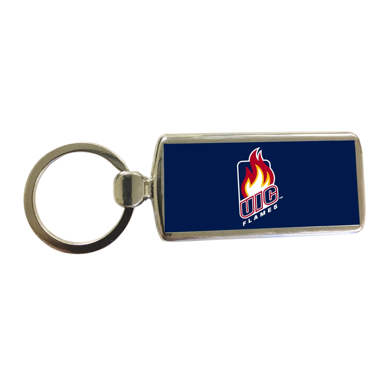 R And R Imports University Of Illinois At Chicago Metal Keychain