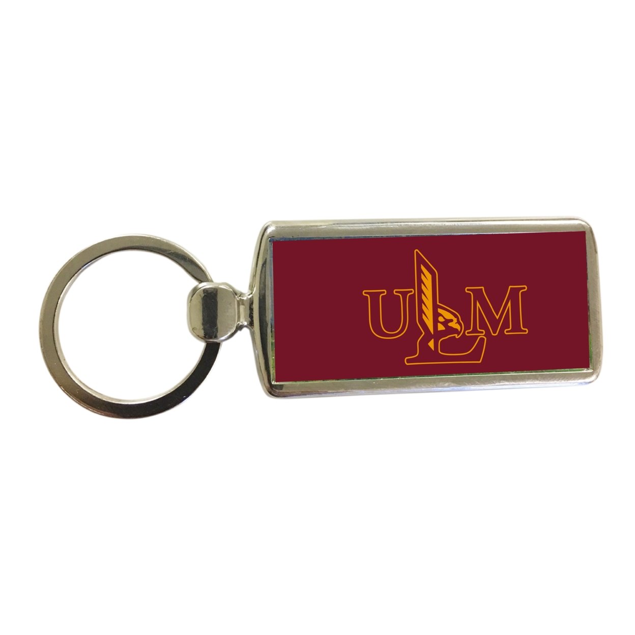 R And R Imports University Of Louisiana Monroe Metal Keychain
