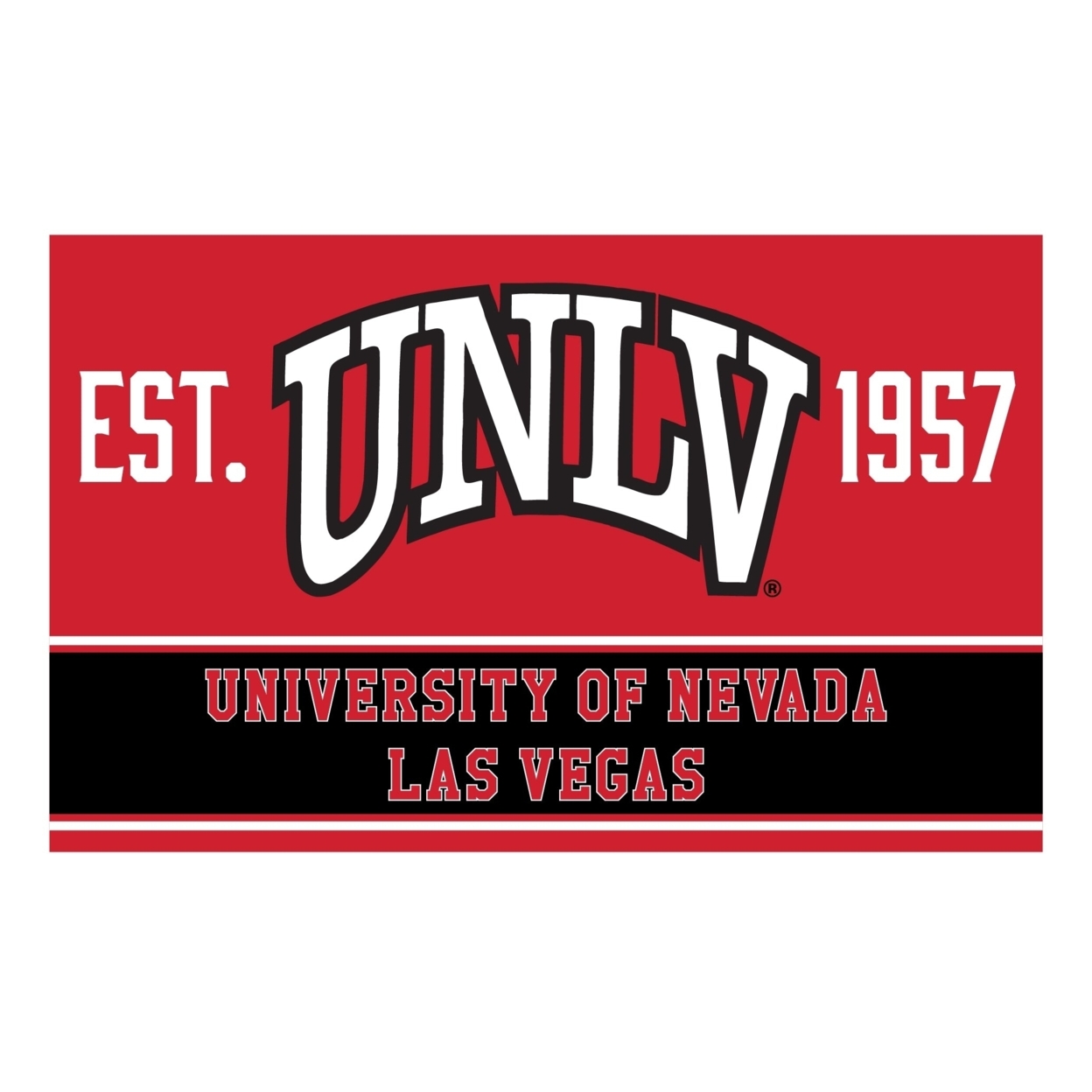 R And R Imports UNLV Rebels Wood Sign With Frame