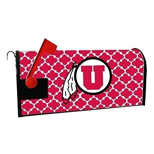 R And R Imports Utah Utes Moroccan Pattern Magnetic Mailbox Cover
