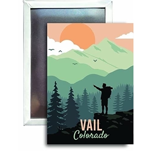 R And R Imports Vail Colorado Refrigerator Magnet 2.5X3.5 Approximately Hike Destination