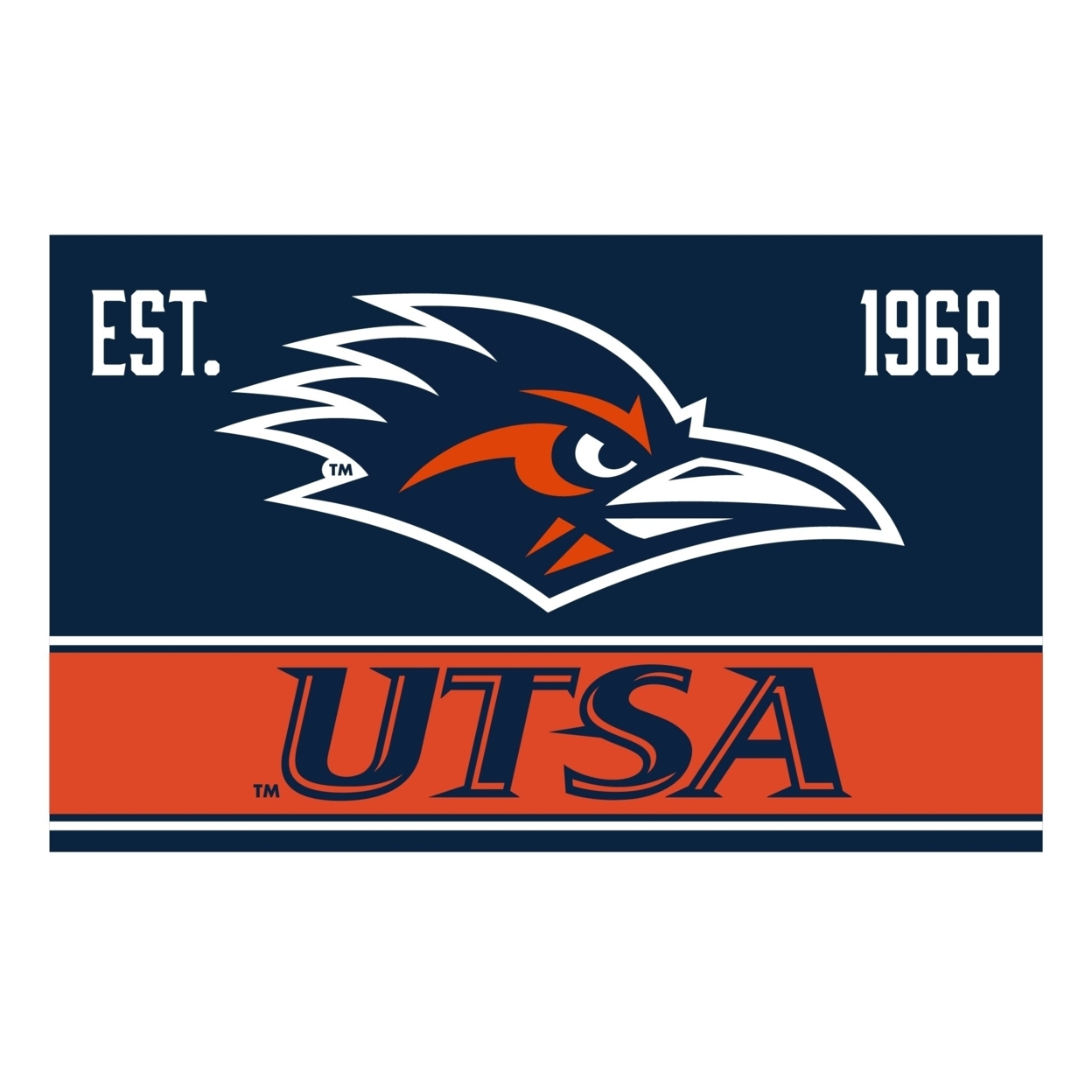 R And R Imports UTSA Road Runners Wood Sign With Frame