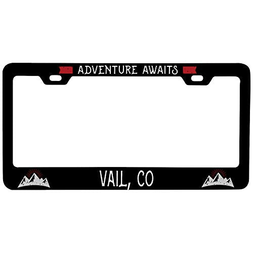 R And R Imports Vail Colorado Vanity Metal License Plate Frame