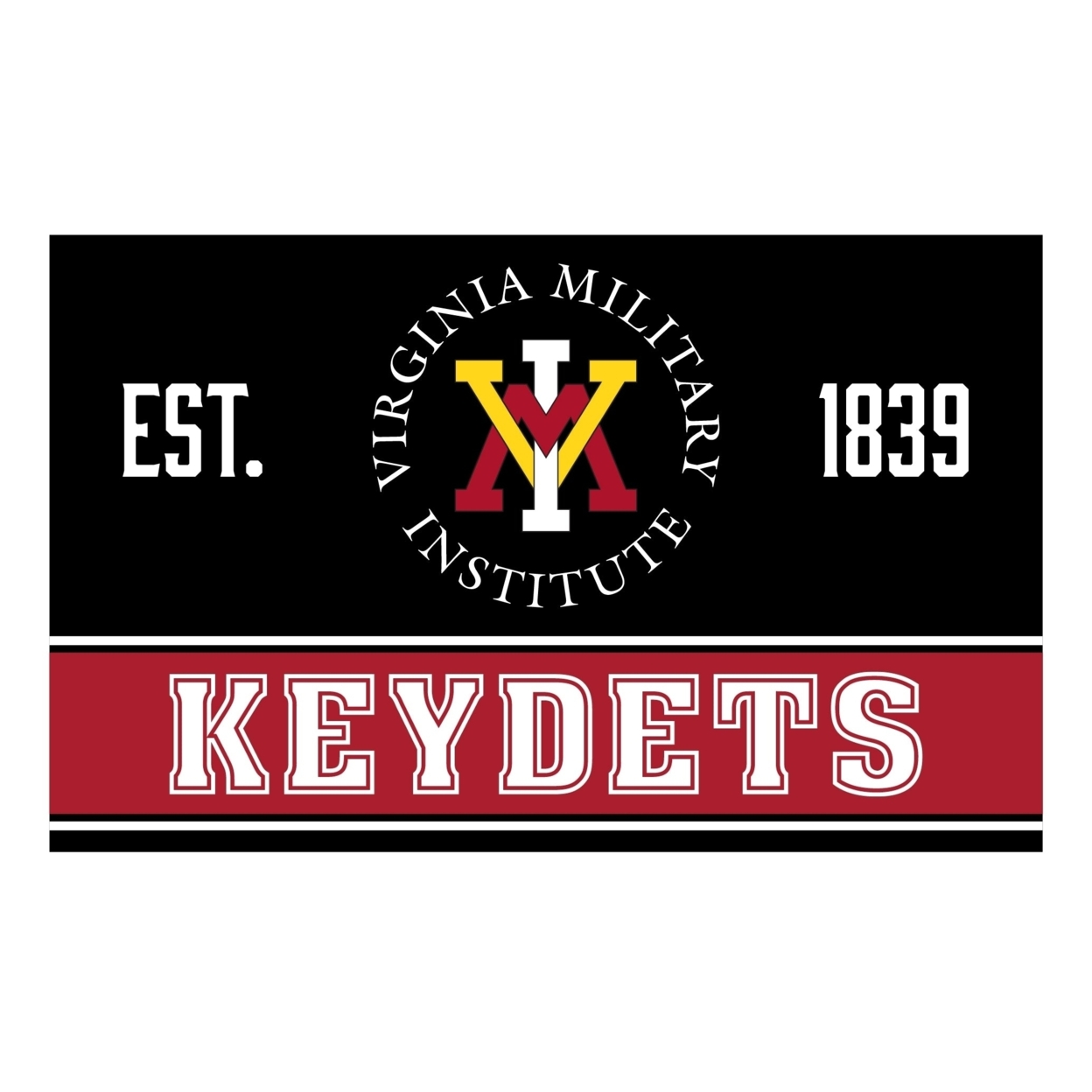 R And R Imports VMI Keydets Wood Sign With Frame