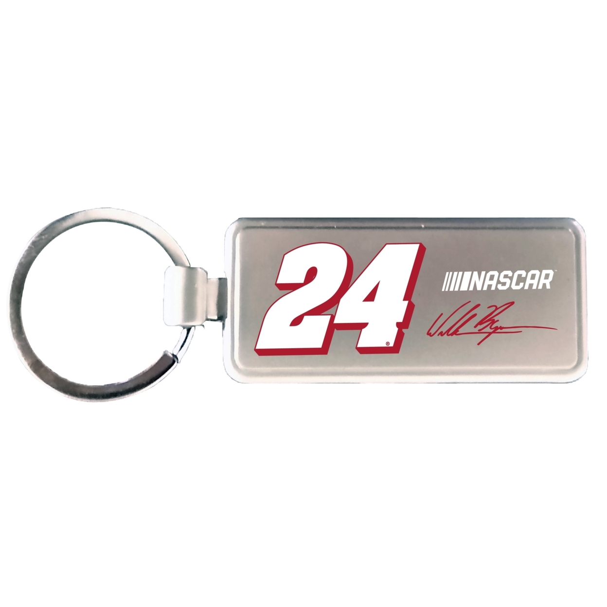R And R Imports WB William Byron #24 NASCAR Metal Keychain