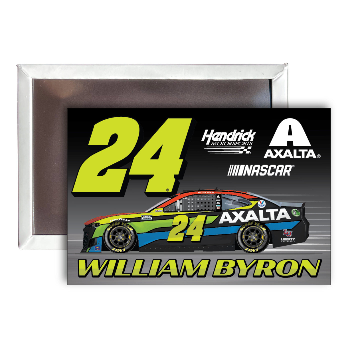 R And R Imports William Byron # 24 Nascar 2x3-Inch Fridge Magnet 4-PackNew For 2021