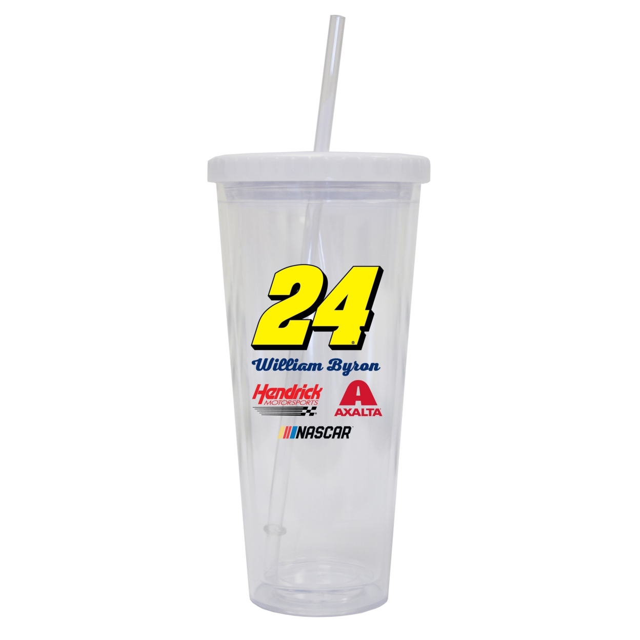 R And R Imports William Byron #24 24 Oz Straw Tumbler New For 2020