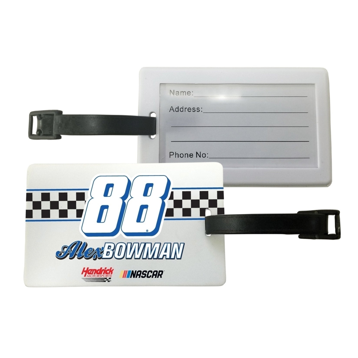 R And R Imports, Inc Alex Bowman #88 Luggage Tag 2-Pack New For 2020