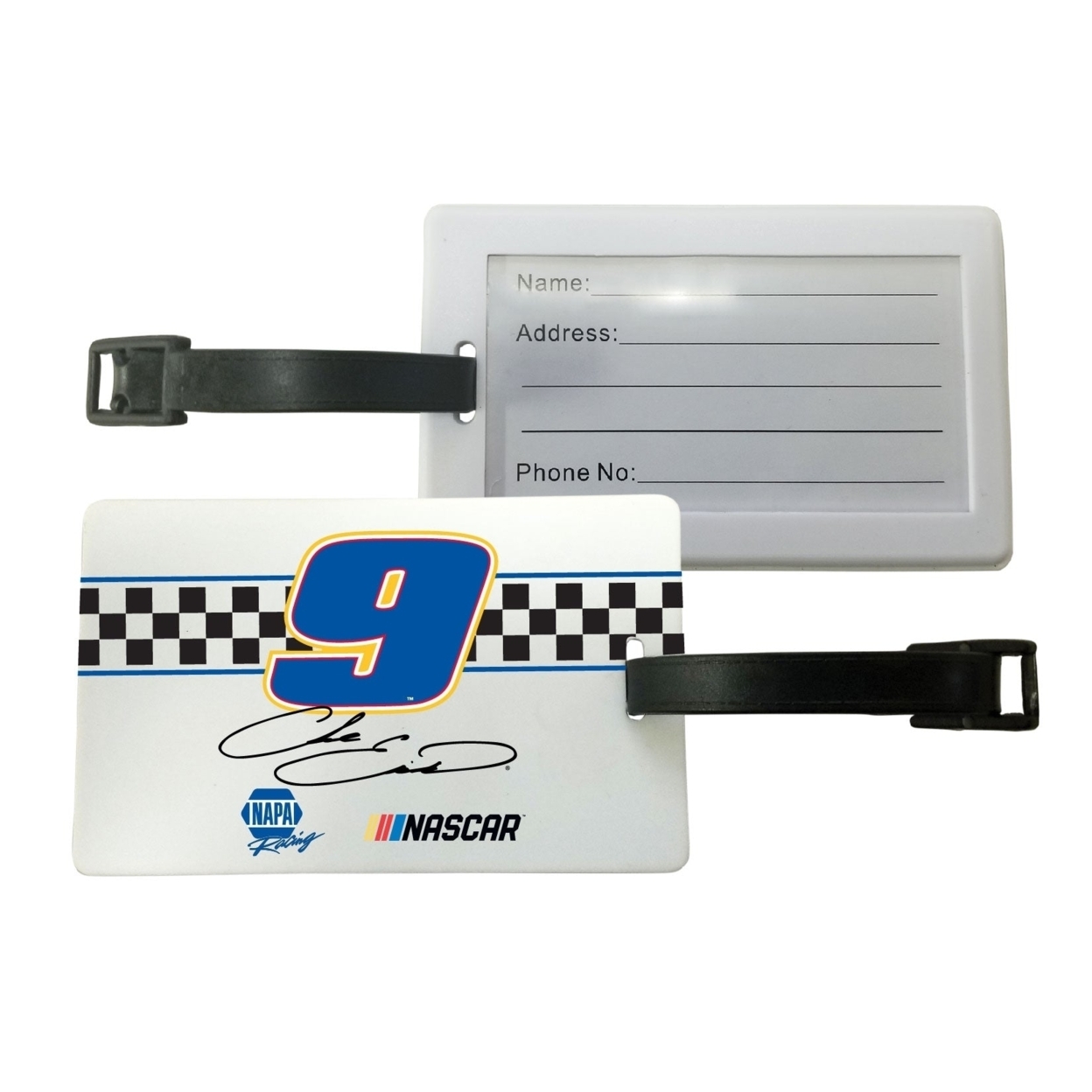 R And R Imports, Inc Chase Elliott #9 Luggage Tag 2-Pack New For 2020