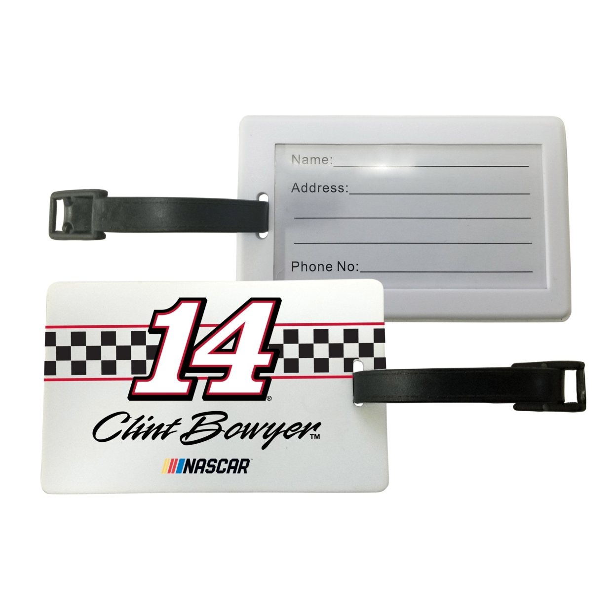 R And R Imports, Inc Clint Bowyer #14 Luggage Tag 2-Pack New For 2020