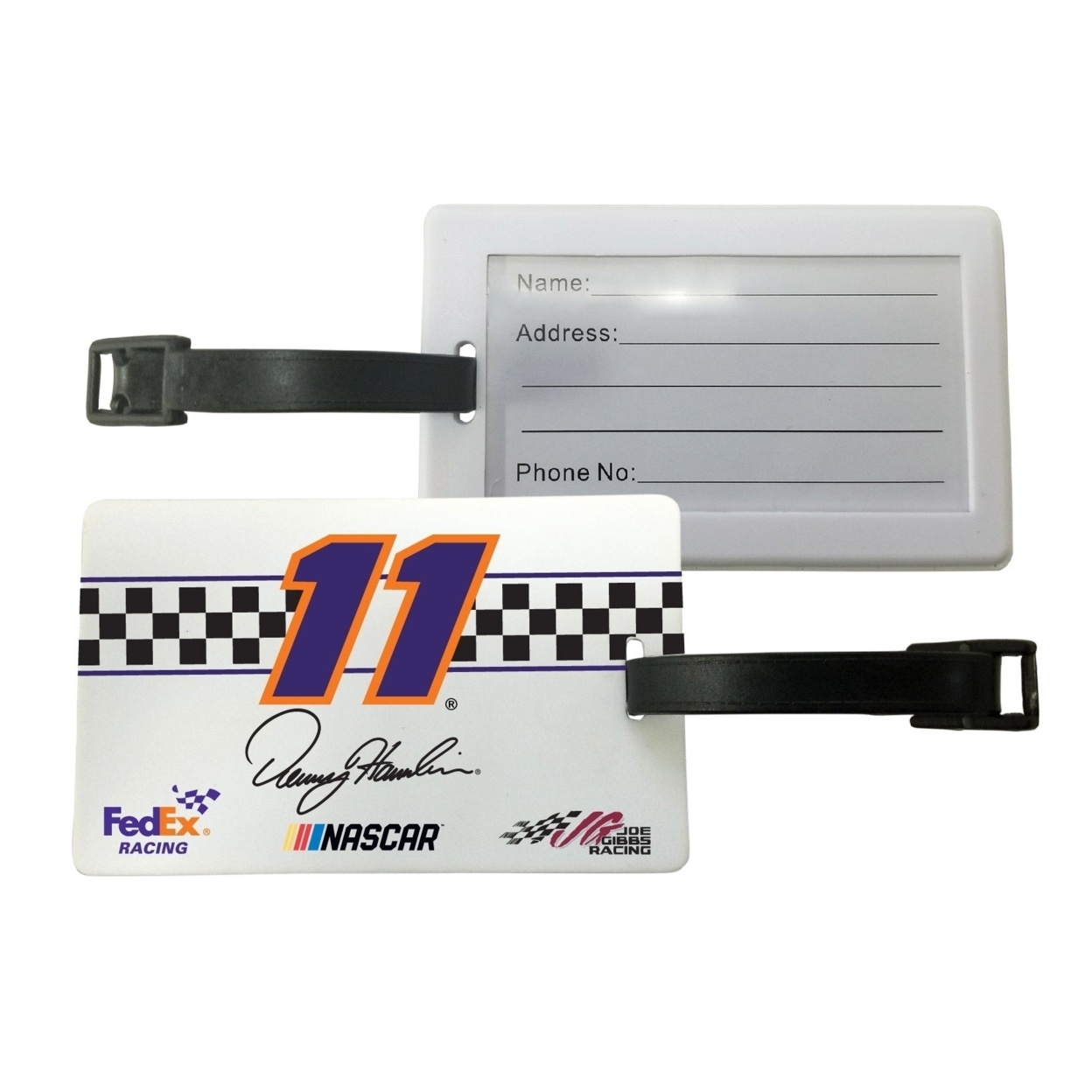 R And R Imports, Inc Denny Hamlin #11 Luggage Tag 2-Pack New For 2020
