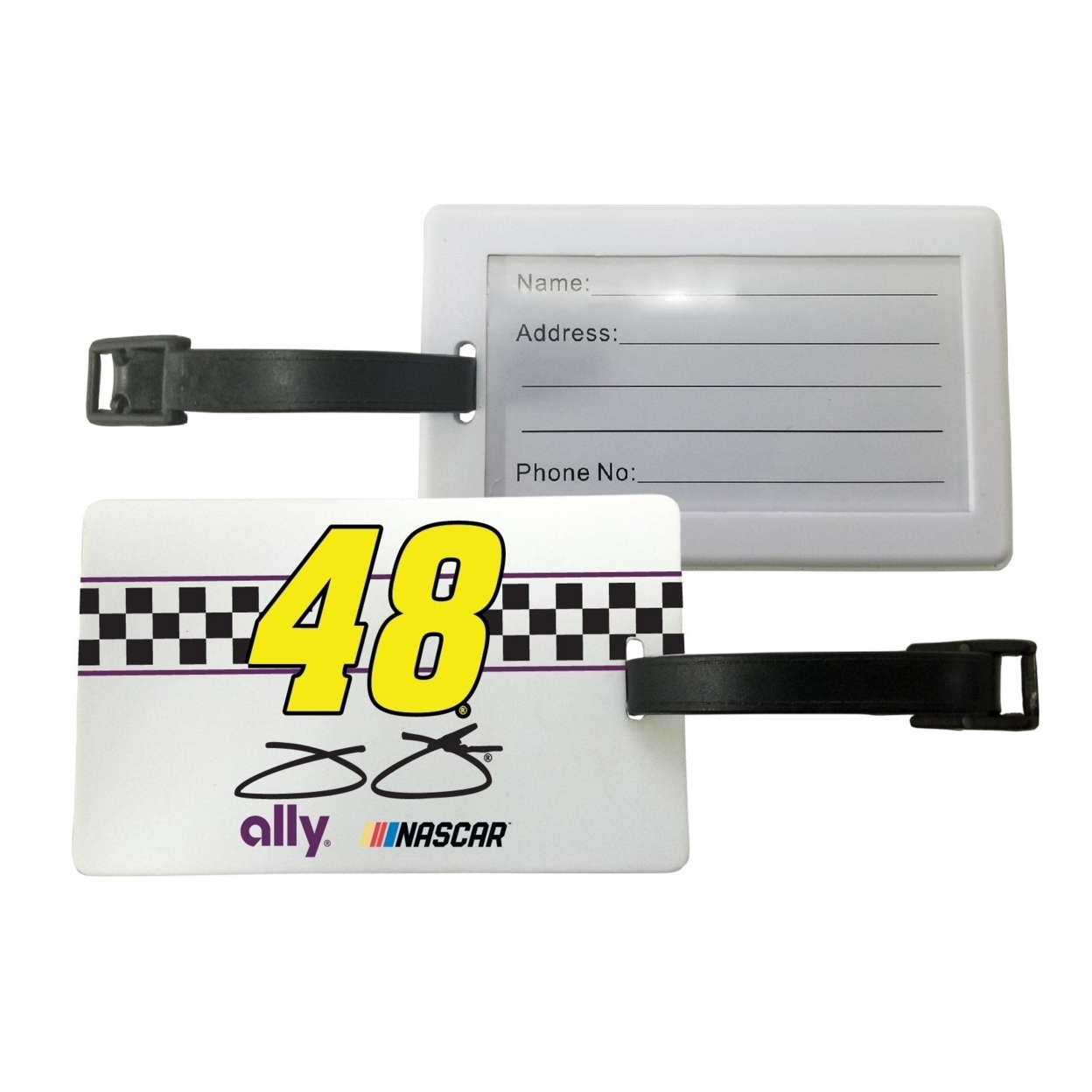 R And R Imports, Inc Jimmie Johnson #48 Luggage Tag 2-Pack New For 2020