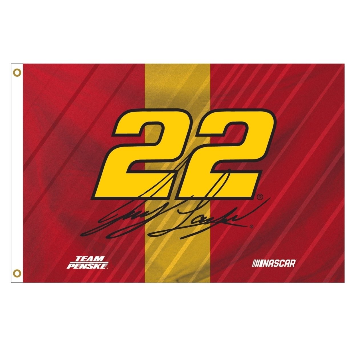 R And R Imports, Inc Joey Logano #22 3' X 5' Flag With Car New For 2020