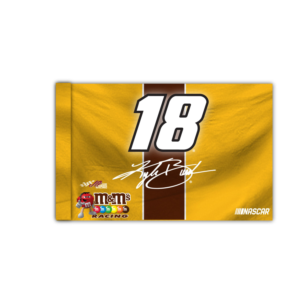 R And R Imports, Inc Kyle Busch #18 3' X 5' Flag With Car New For 2020