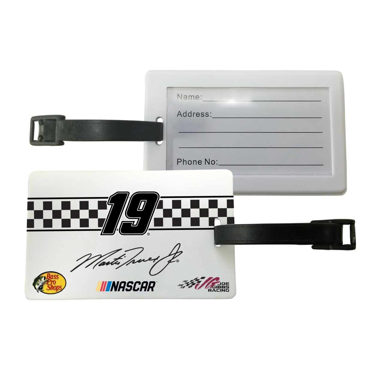 R And R Imports, Inc Martin Truex #19 Luggage Tag 2-Pack New For 2020