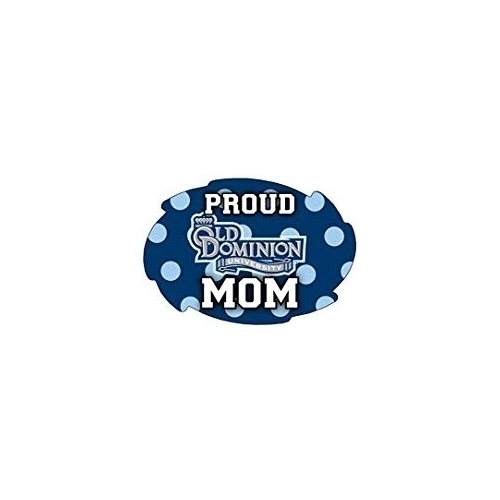 Old Dominion Monarchs NCAA Collegiate Trendy Polka Dot Proud Mom 5 X 6 Swirl Decal Sticker