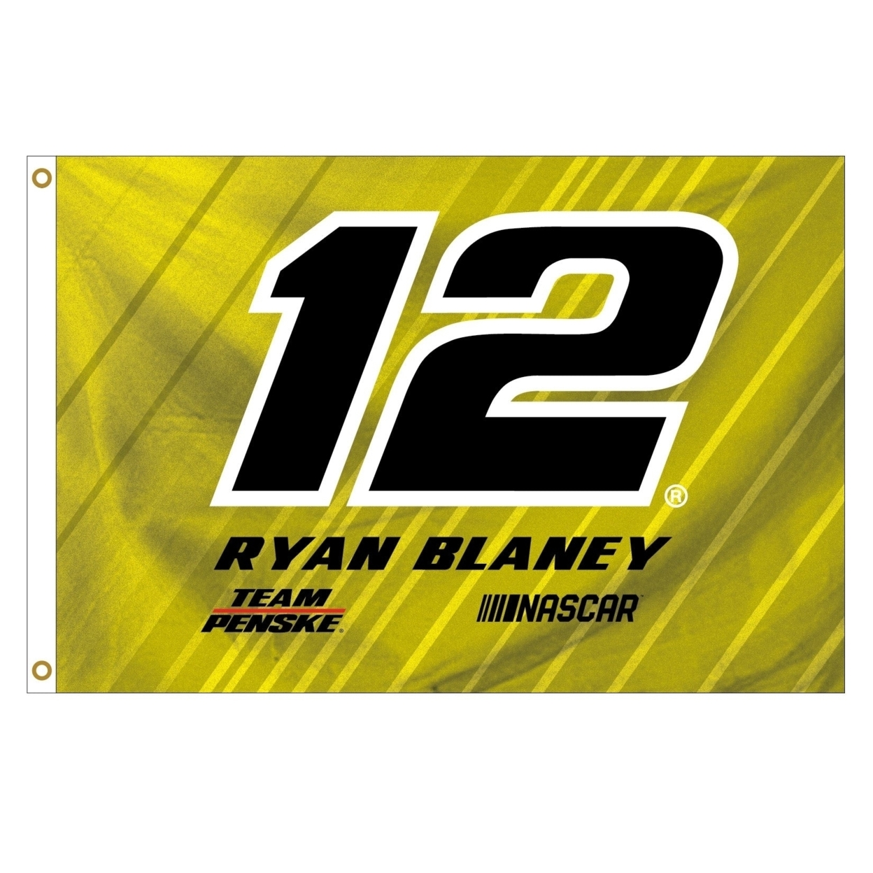 R And R Imports, Inc Ryan Blaney #12 3' X 5' Flag With Car New For 2020