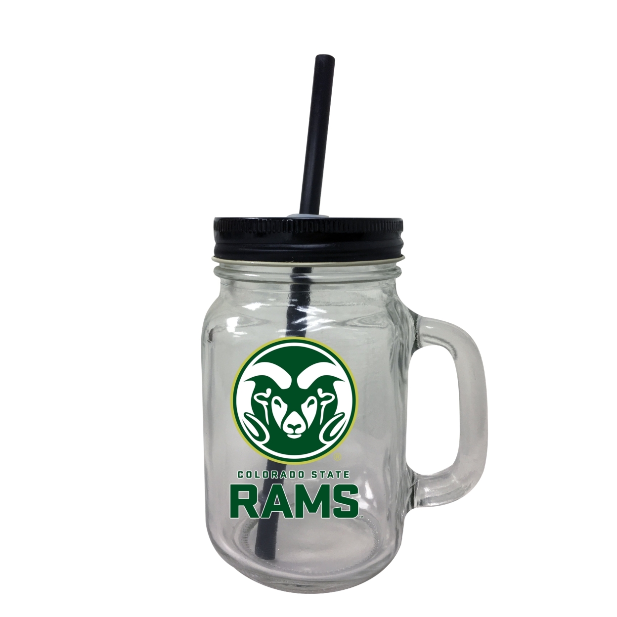Colorado State University Mason Jar Glass 2-Pack