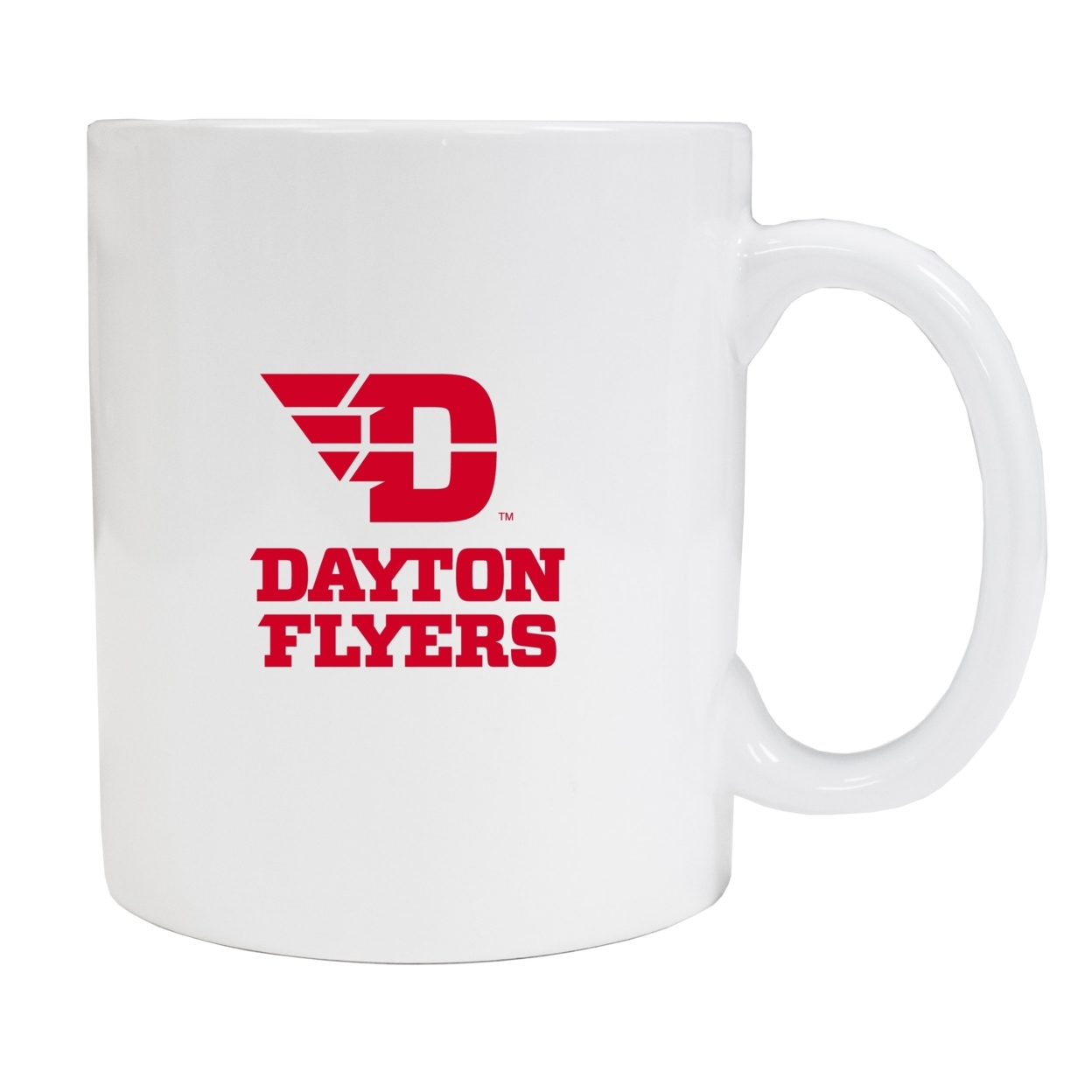Dayton Flyers White Ceramic Mug (White).