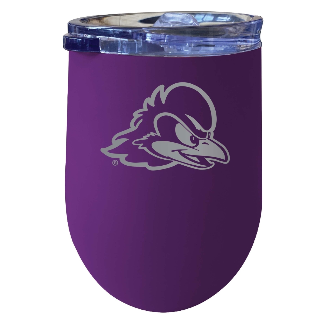 Delaware Blue Hens 12 Oz Etched Insulated Wine Stainless Steel Tumbler Purple