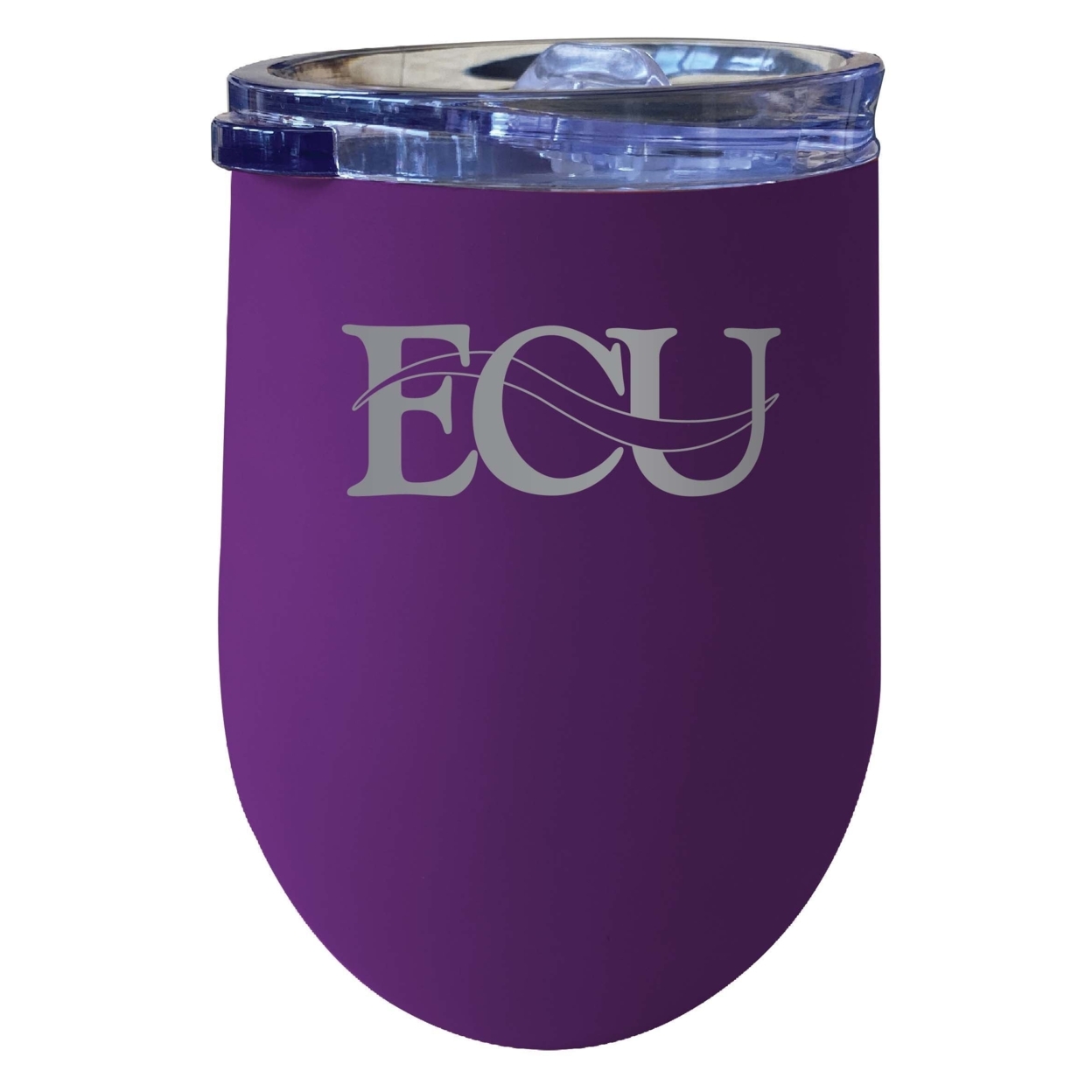 East Central University Tigers 12 Oz Etched Insulated Wine Stainless Steel Tumbler Purple