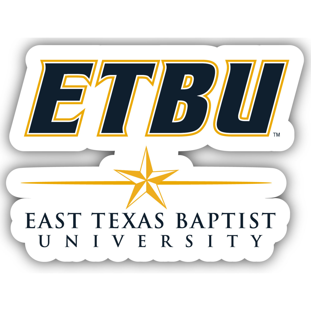 East Texas Baptist University 2 Inch Vinyl Decal Sticker