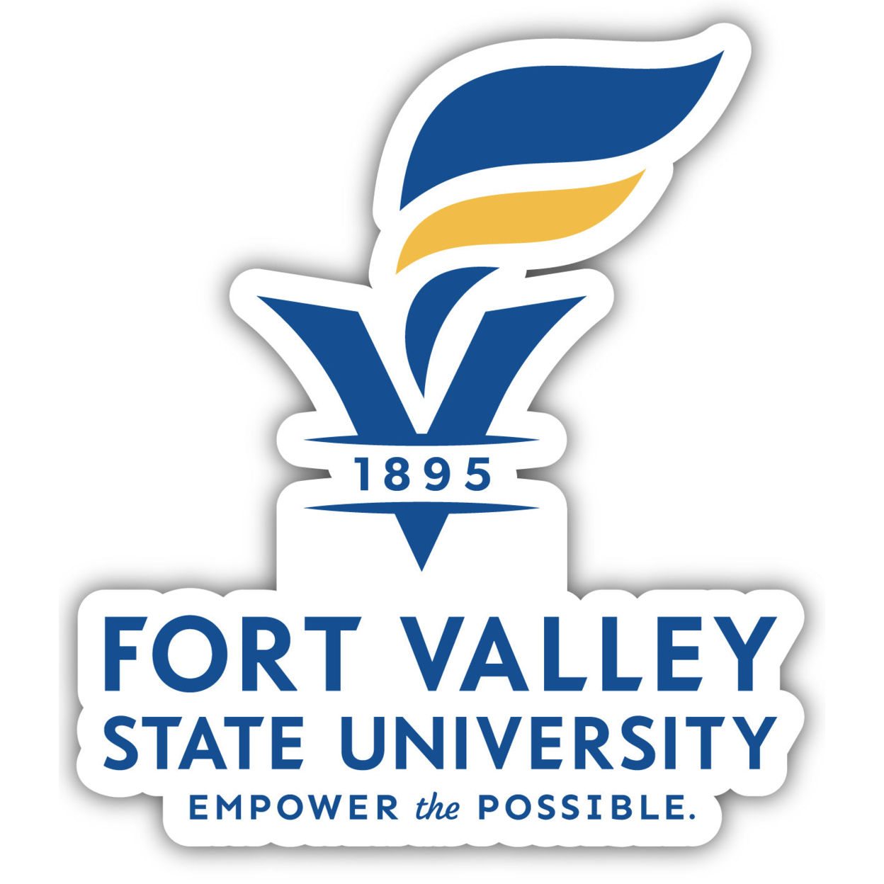Fort Valley State University 12 Inch Vinyl Decal Sticker