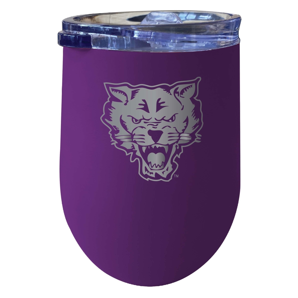 Fort Valley State University 12 Oz Etched Insulated Wine Stainless Steel Tumbler Purple