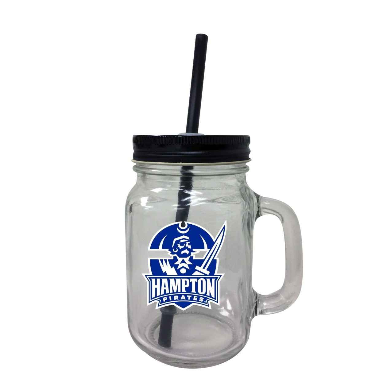 Hampton University Mason Jar Glass 2-Pack