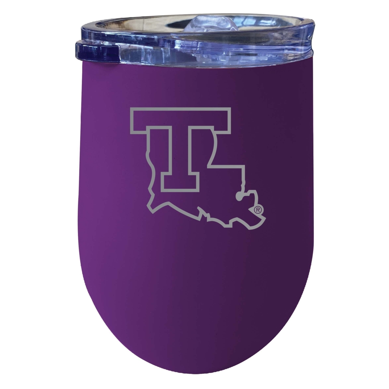 Louisiana Tech Bulldogs 12 Oz Etched Insulated Wine Stainless Steel Tumbler Purple