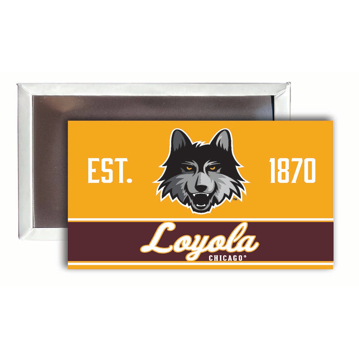 Loyola University Ramblers 2x3-Inch Fridge Magnet 4-Pack
