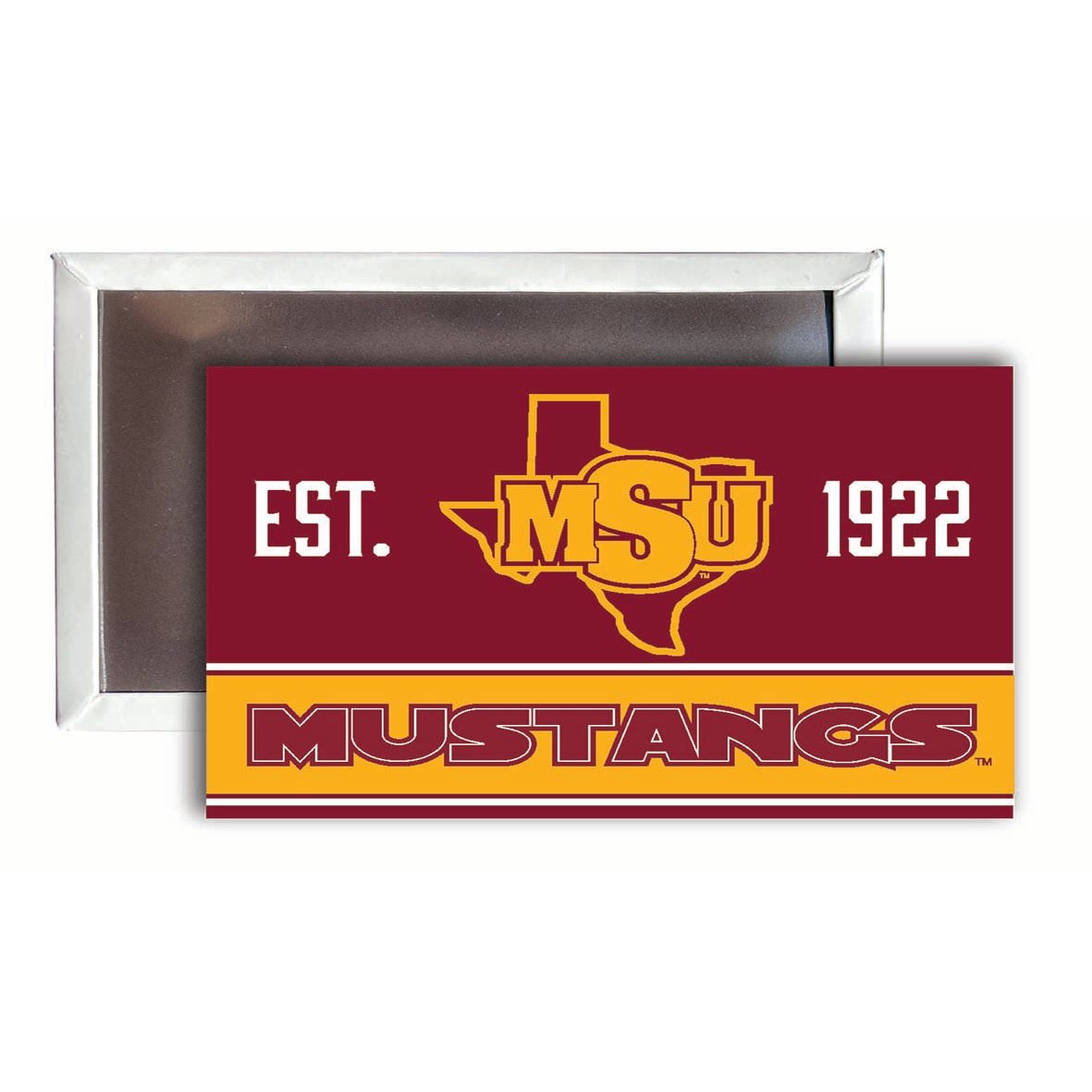 Midwestern State University Mustangs 2x3-Inch Fridge Magnet 4-Pack