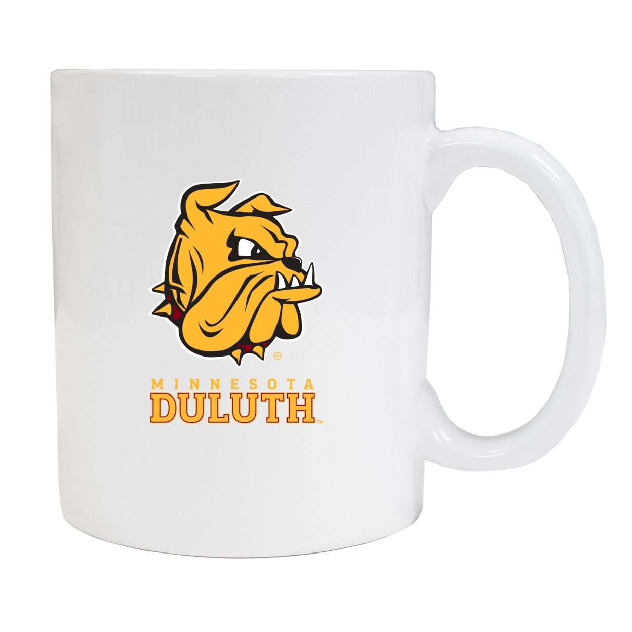 Minnesota Duluth Bulldogs White Ceramic Mug (White).