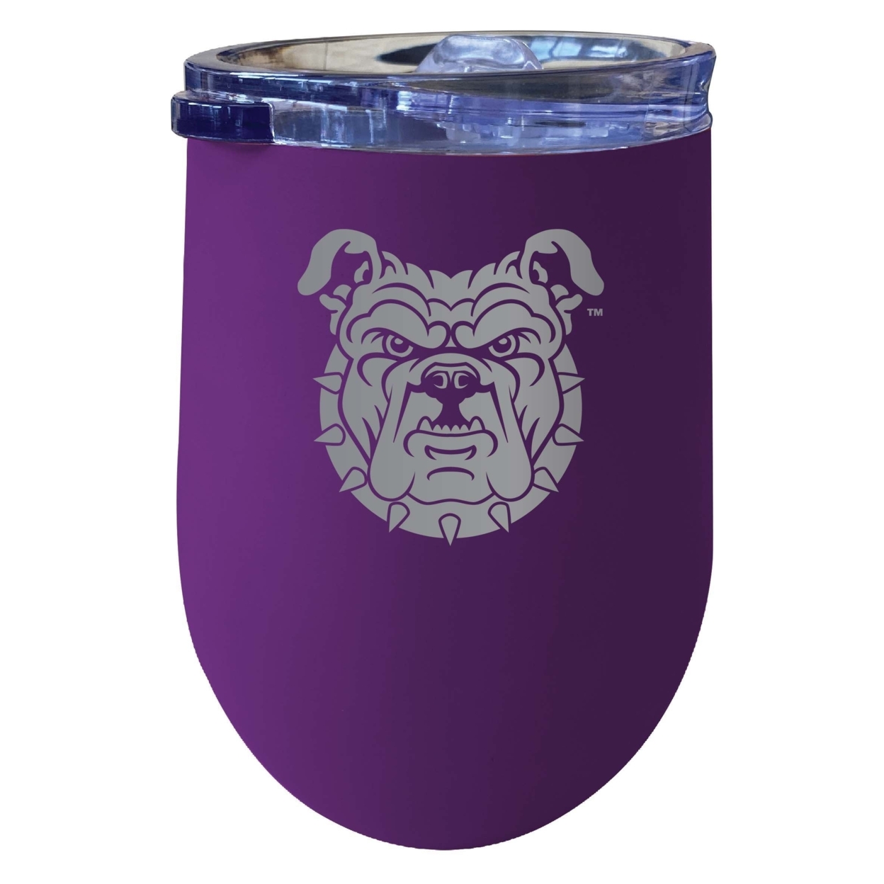 North Carolina A&T State Aggies 12 Oz Etched Insulated Wine Stainless Steel Tumbler Purple