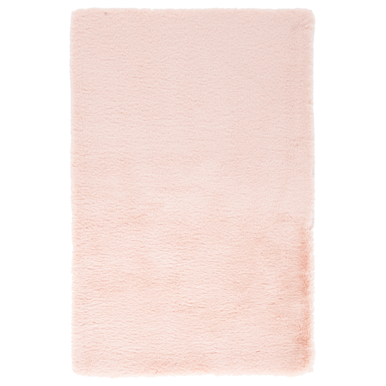 SAFAVIEH Faux Sheep Skin FSS535U Light Pink Rug - 3' X 5'