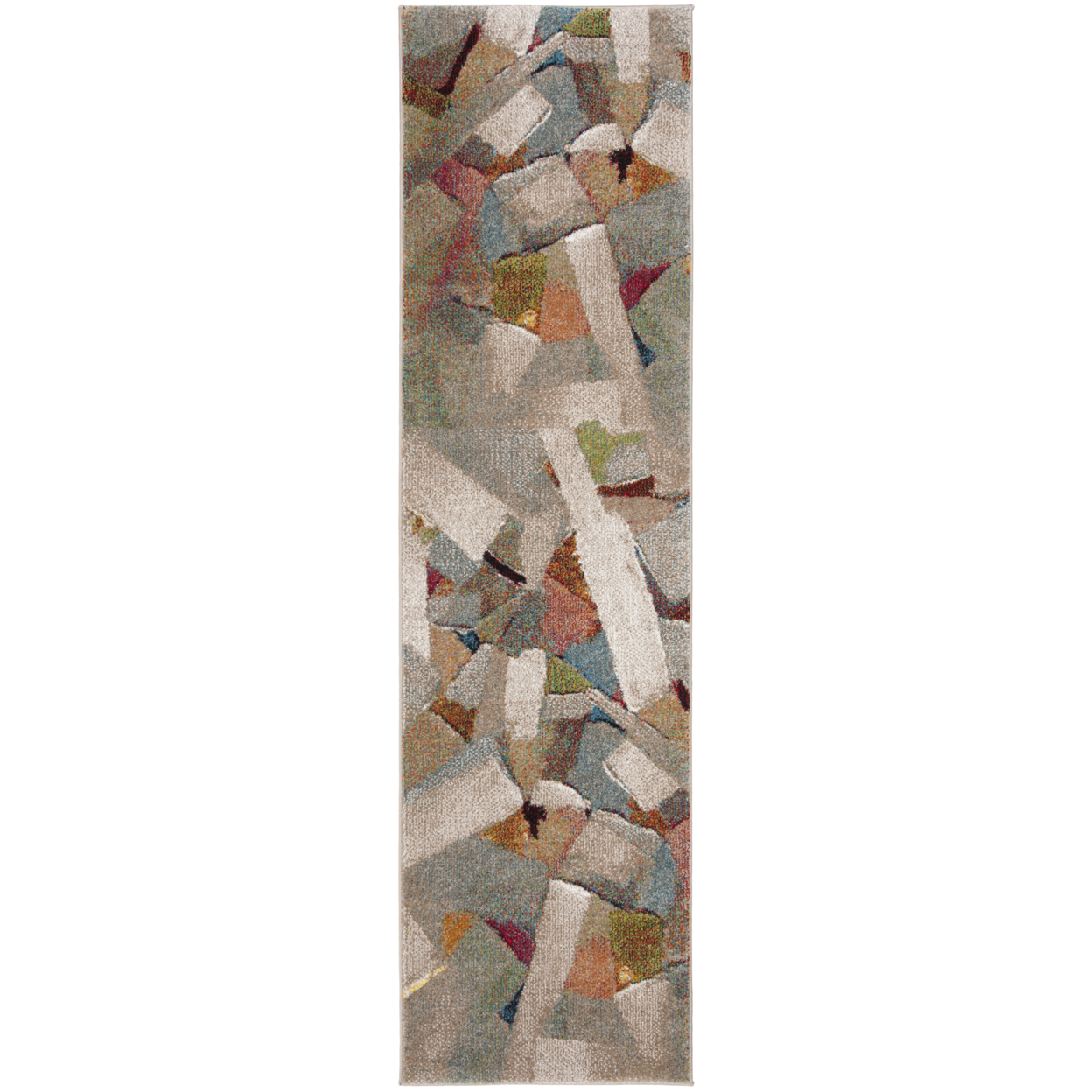 SAFAVIEH Porcello Collection PRL6937B Grey / Multi Rug - 2' 3 X 20'