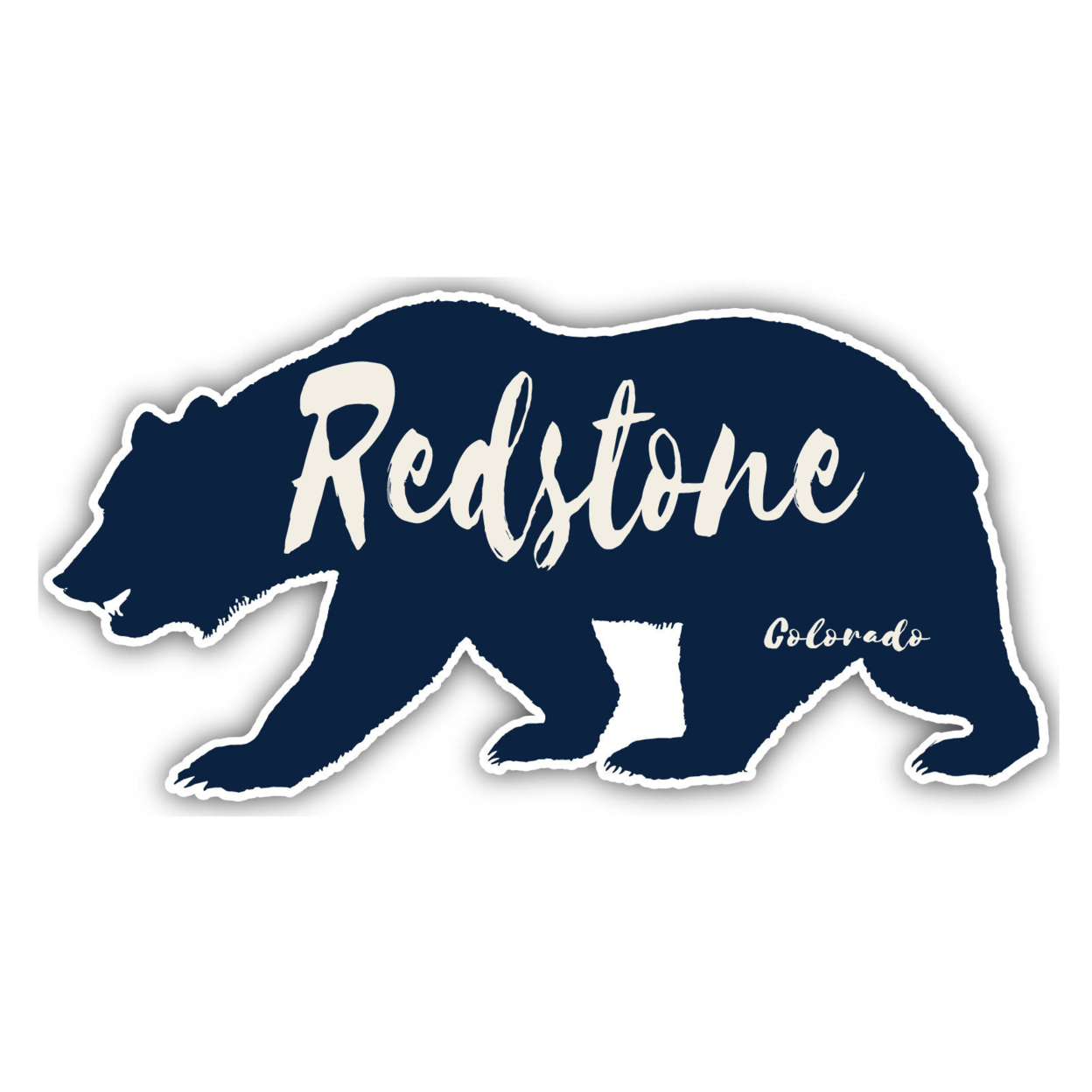 Redstone Colorado Souvenir Decorative Stickers (Choose Theme And Size) - Single Unit, 2-Inch, Bear