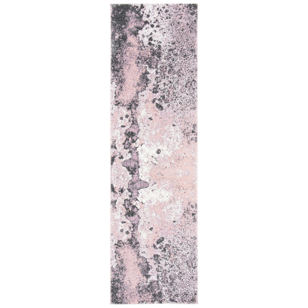 SAFAVIEH GLA124U Glacier Pink / Grey - 2' 3 X 10'