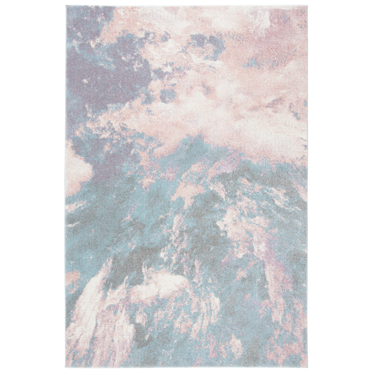 SAFAVIEH Glacier Collection GLA123U Pink / Blue Rug - 5' 3 X 7' 6