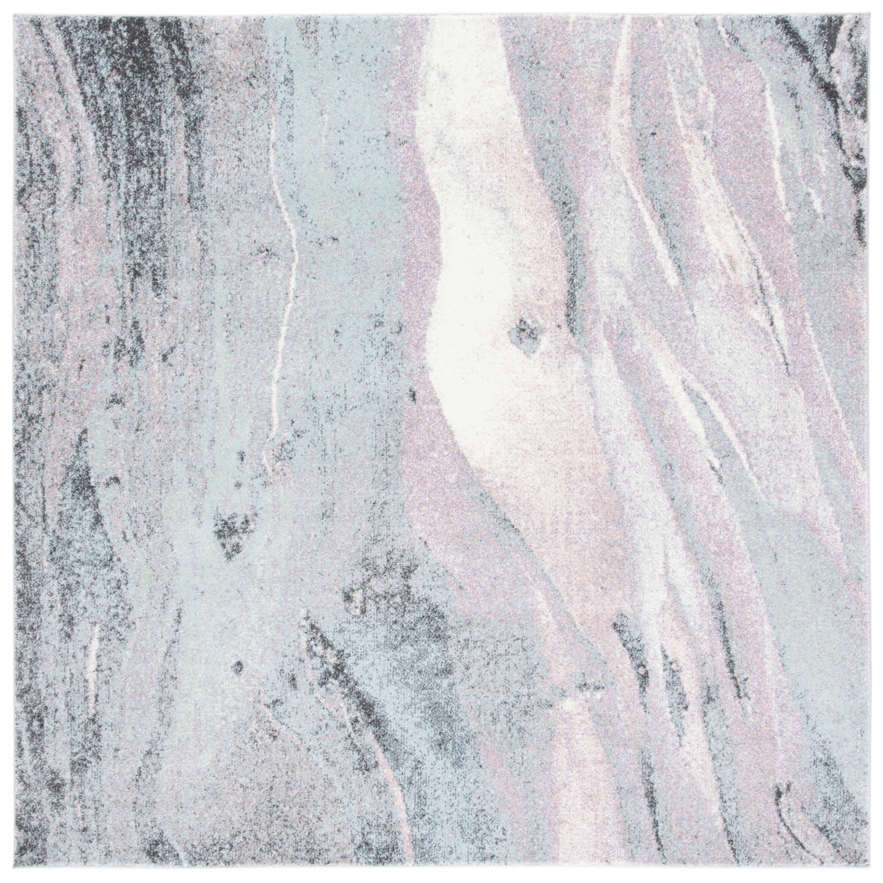 SAFAVIEH Glacier Collection GLA126U Pink / Blue Rug - 5' 3 Square