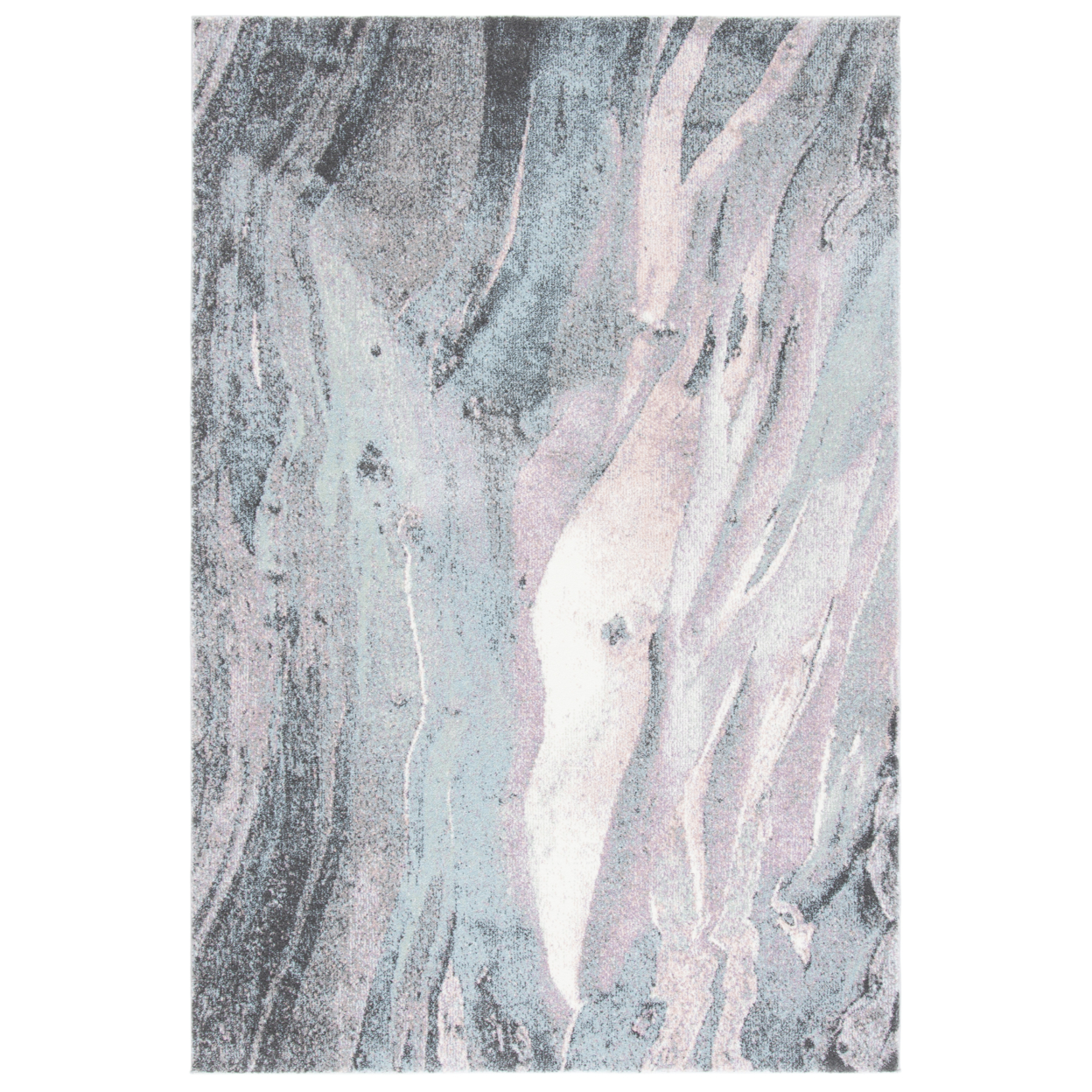 SAFAVIEH Glacier Collection GLA126U Pink / Blue Rug - 4' X 6'