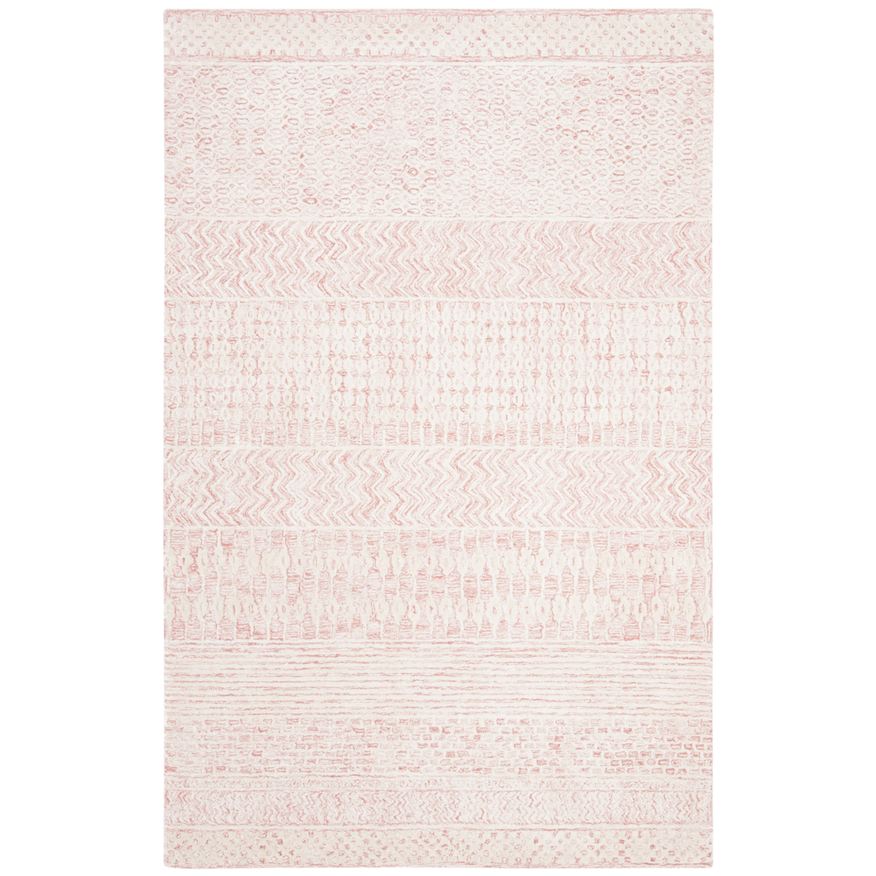 SAFAVIEH Glamour Collection GLM538U Light Pink/Ivory Rug - 8' X 10'