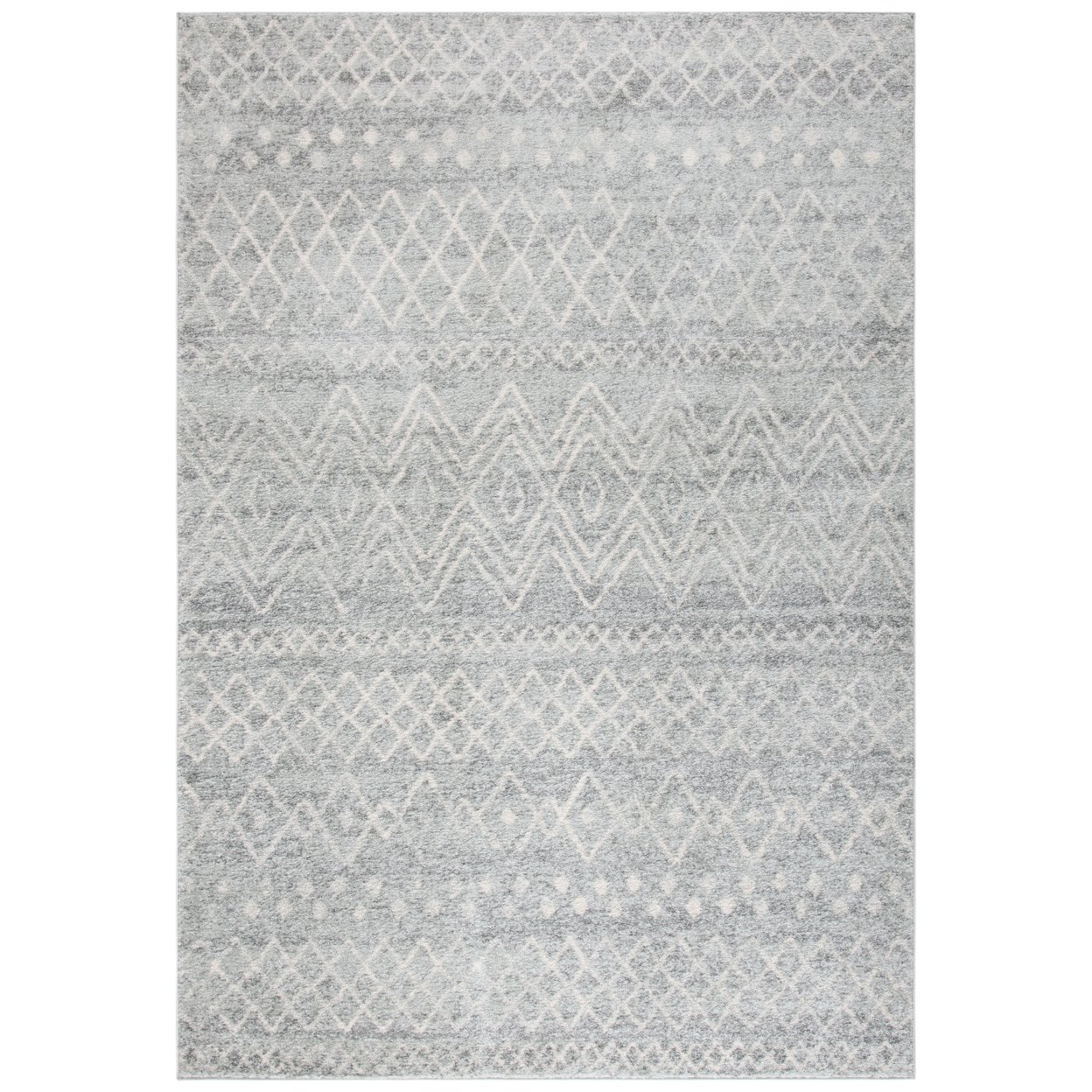 SAFAVIEH Madison Collection MAD798G Silver / Ivory Rug - 3 X 5