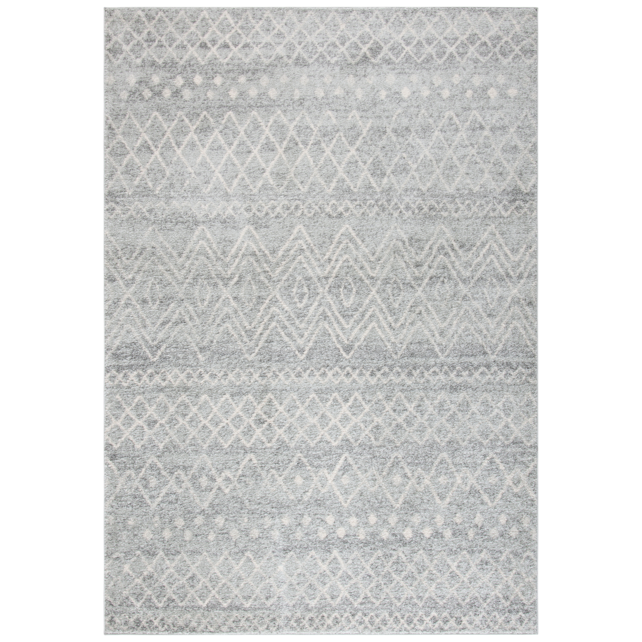 SAFAVIEH Madison Collection MAD798G Silver / Ivory Rug - 9 X 12
