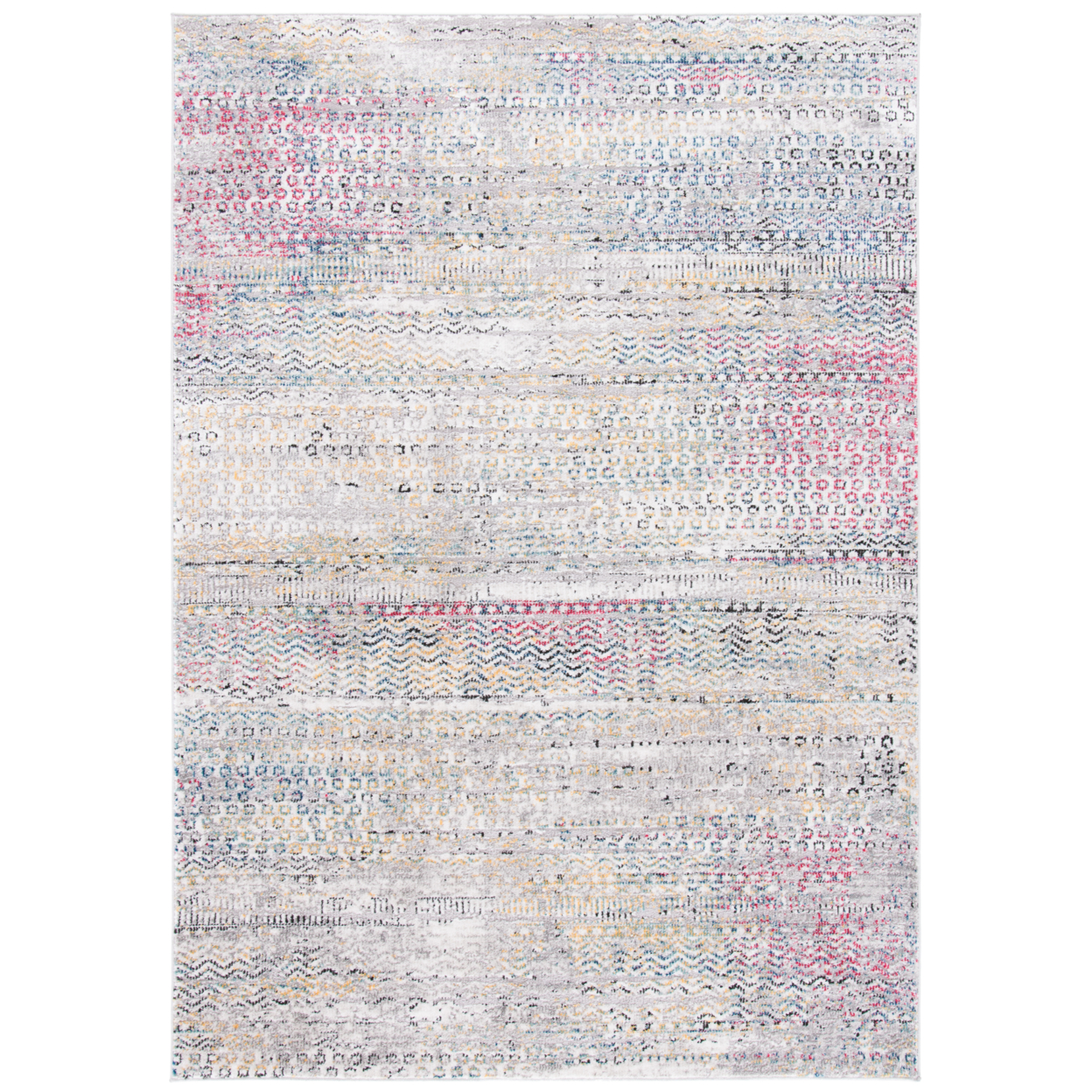SAFAVIEH Porcello Collection PRL994A Ivory / Grey Rug - 4' 5 X 6' 5