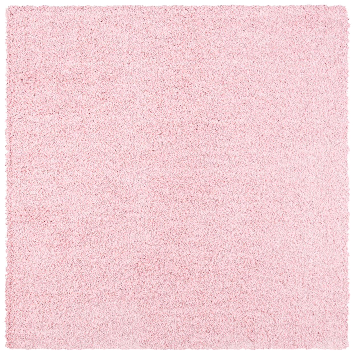 SAFAVIEH Primo Shag Collection PRM300U Light Pink Rug - 6' 7 Square