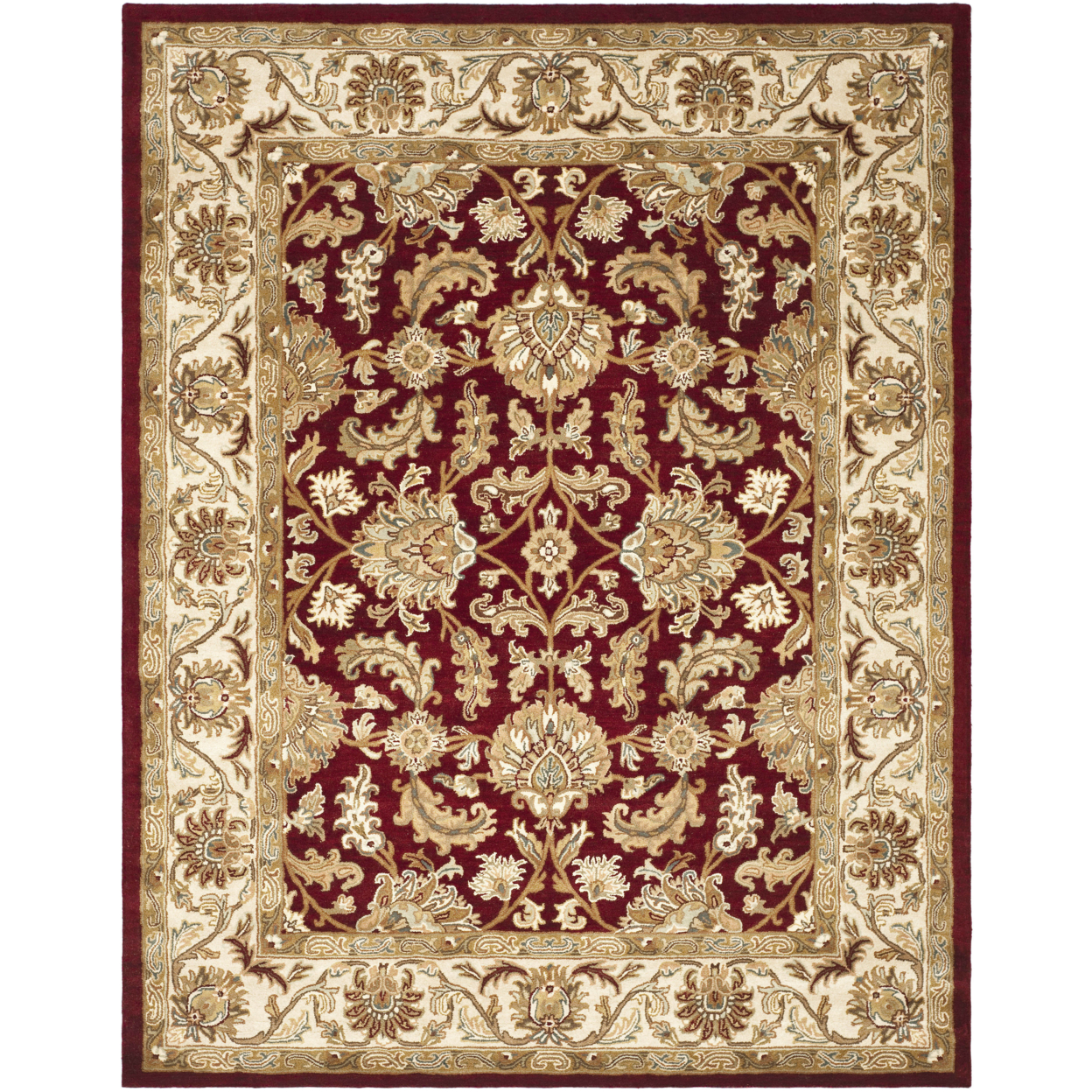 Safavieh HG628D Heritage Red / Ivory - 7' 6 X 9' 6 Oval