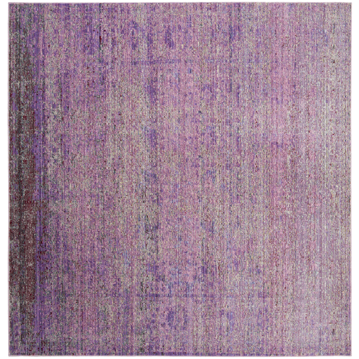 SAFAVIEH Valencia Collection VAL203N Lavender / Multi Rug - 6' 7 Square