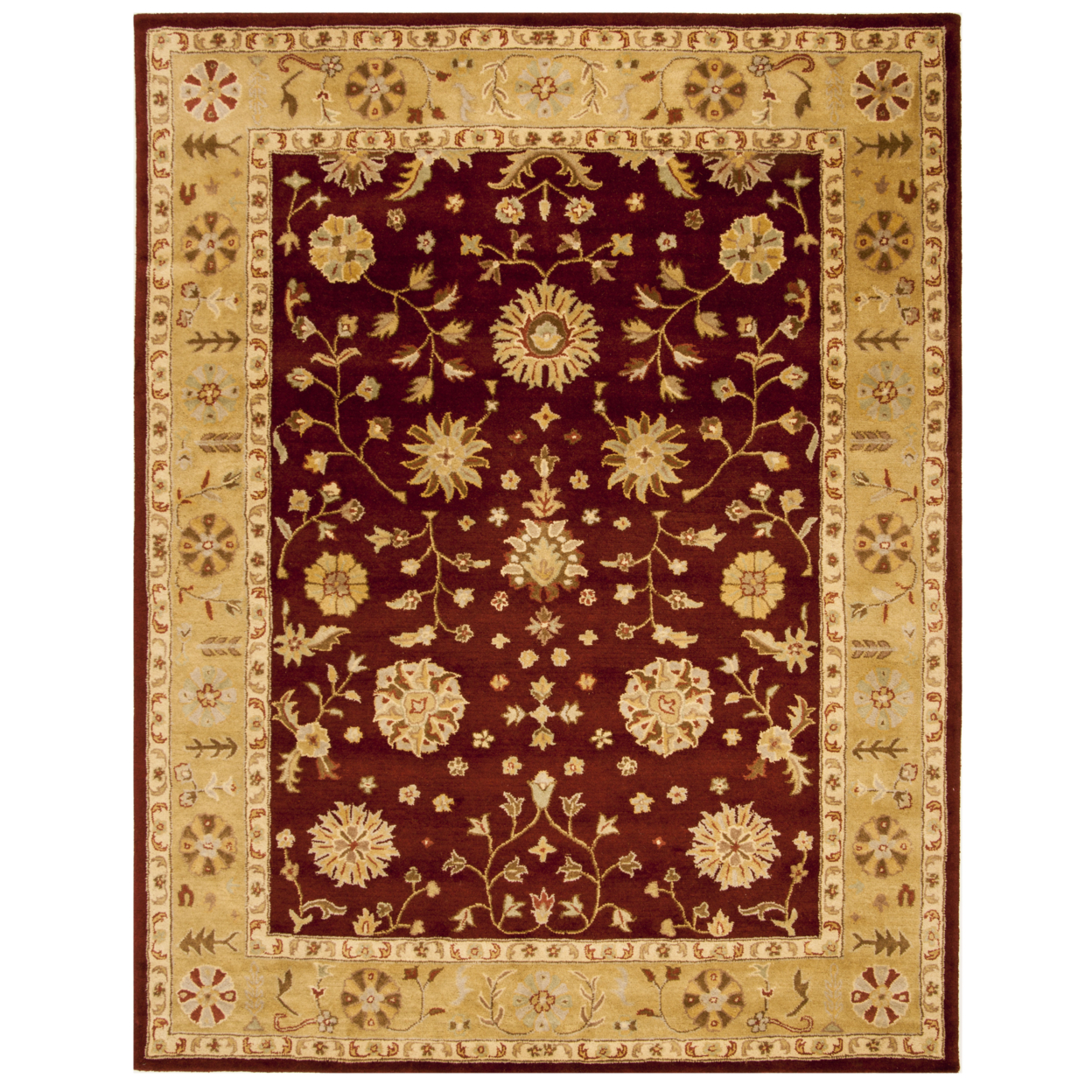 Safavieh HG813A Heritage Red / Gold - 4' 6 X 6' 6 Oval